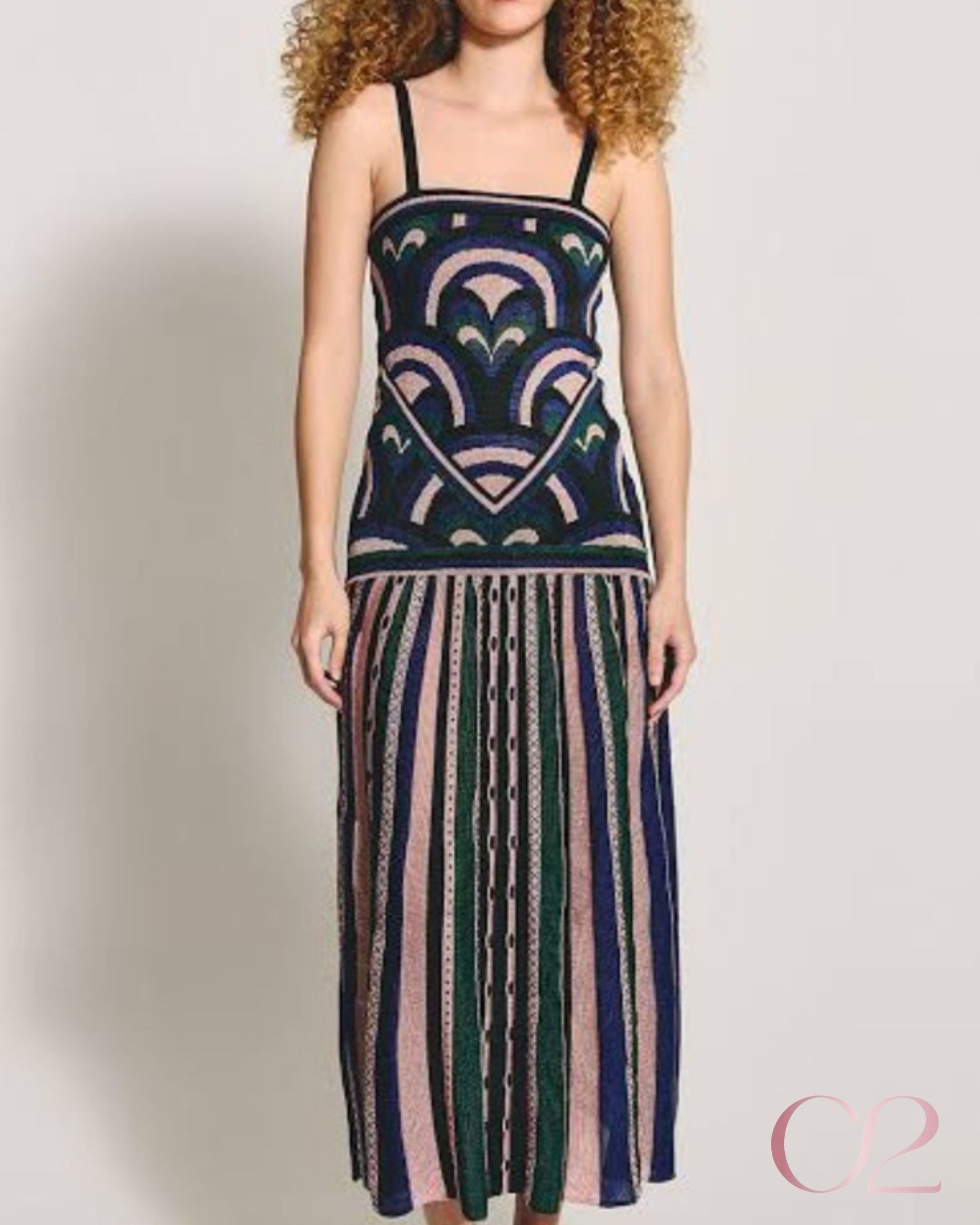 Vestido Tricot Est. Art Déco byNV
