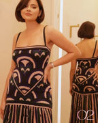 Vestido Tricot Est. Art Déco byNV