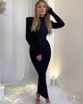 Vestido Ombreiras Black