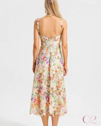 Vestido Midi Guipir Floral